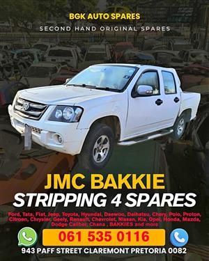 Jmc bakkie stripping for spares 