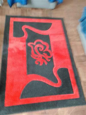 RED AND BLACK LOUNGE CARPET