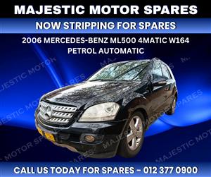 2006 Mercedes-Benz ML500 4MATIC W164 Petrol Automatic – Stripping for Spares