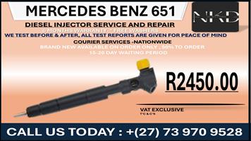 Mercedes Benz 651 Diesel Injectors 
