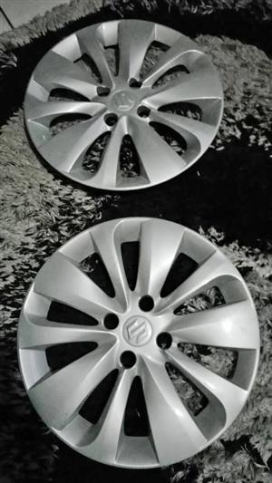 2 X 15 inch Suzuki wheel caps for sell