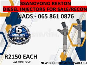SSANGYONG REXTON DIESEL INJECTORS FOR SALE / RECON WITH WARRANTY MIDRAND
