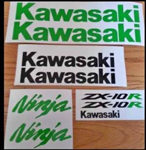 2005 - 07 Kawasaki ZX 10R decals stickers vinyl graphics