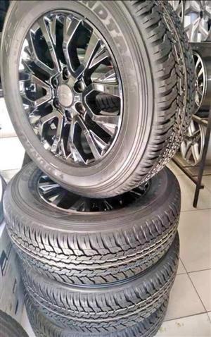 18inch Ford Raptor/Wildtrack mags with brand new 265/60/18 Dunlop Grandtrek A/T set for