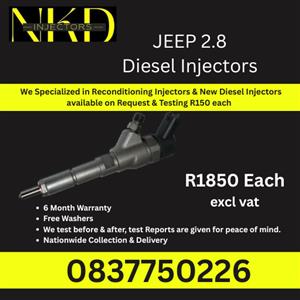JEEP 2.8 DIESEL INJECTORS FOR SALE