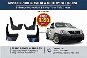 NISSAN  NP200  12/24 BRAND NEW  MUDFLAPS SET FORSALE 