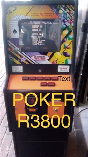 Poker Machine for sale, coin operated