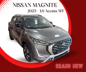 New 2025 Nissan Magnite 1.0 Turbo Acenta manual