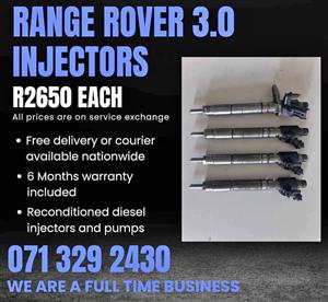 RANGE ROVER 3.0 INJECTORS FOR SALE WITH WARRANTY