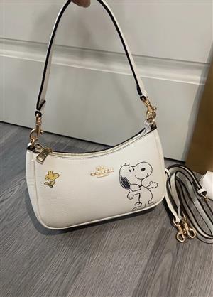 Coach x Peanuts Snoopy and Woodstock Teri Shoulder Bag