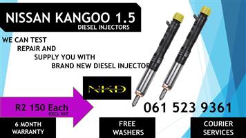 DIESEL INJECTORS FOR NISSAN KANGOO FOR SALE OR RECON 