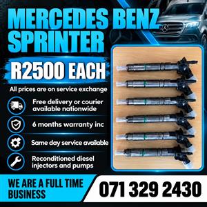 MERCEDES BENZ SPRINTER INJECTORS FOR SALE WITH WARRANTY 