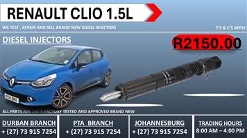 Renault Clio 1.5L Diesel Injectors 