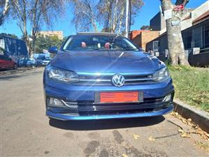 2020 VW Polo 8 Rline 1.0 Petrol, Manuel, Blue, 79000kms, R240,000. Leather Seats, Sunroof,
