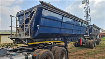 USED 2024 AFRIT 45M3 SIDE TIPPER LINK FOR SALE 