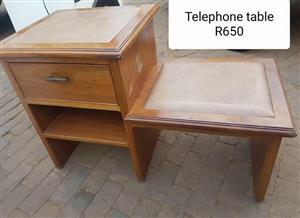 Telephone table for sale
