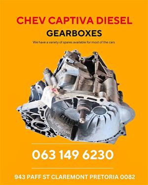 Chev captiva diesel gearbox 