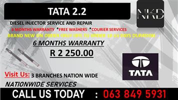 TATA 2.2 DIESEL INJECTORS KWAZULU NATAL PHOENIX                            