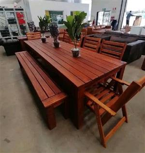 Strong and durable saligna wood furniture