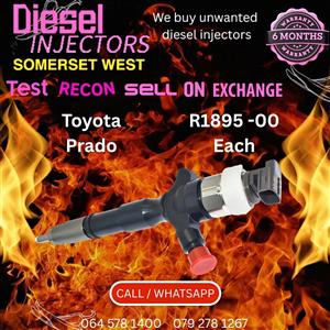 Prado diesel injectors