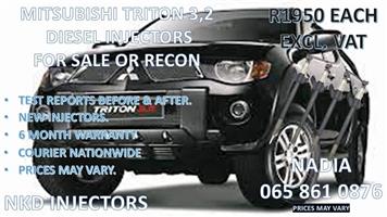 MITSUBISHI TRITON 3,2 DIESEL INJECTORS FOR SALE OR RECON