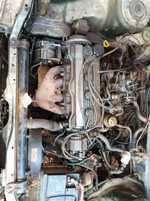 Toyota 4afe complete engine and gearbox