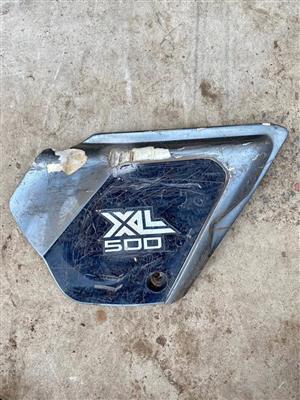 Honda XL 500 S side cover.