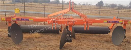 Fieldking Double Row Disc Ridger with Roller