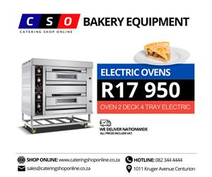 Oven 2 Deck 4 Tray Electric