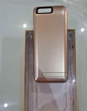 Huawei p10 Gold Charging Powerbank Case With Kickstand 6800mah