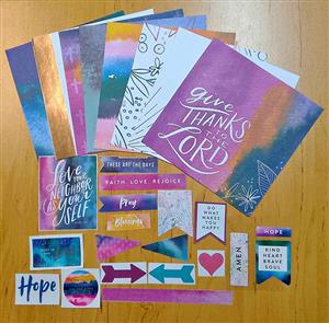  FAITH  LOVE  HOPE SCRAPBOOKING KIT 