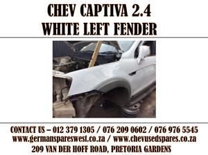 CHEV CAPTIVA 2.4 WHITE LEFT FENDER FOR SALE