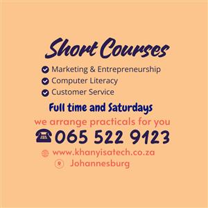 Marketing and Entrepreneurship short course. January 2026 