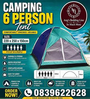Dome 6 person camping tents for sale 
