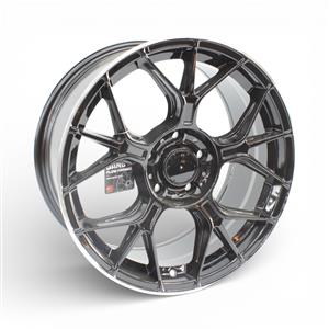 17″ X1720 5/112 Black Machined Alloy Wheels