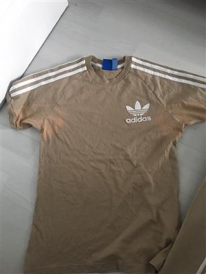 adidas beige tracksuit mens