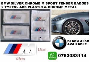 BMW M side fender badges emblems