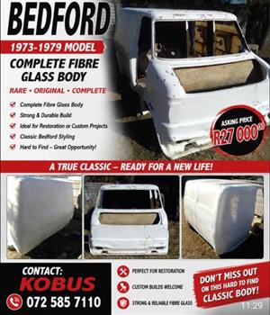 Bedford fibreglass body 