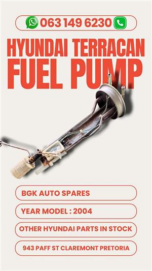Hyundai Terracan fuel pump we have more spares in stock