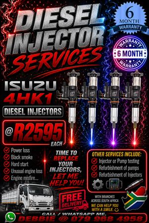 INJECTOR SERVICES ISUZU 4HK1
