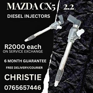 Mazda CX5 2.2 Diesel Injectors for sale