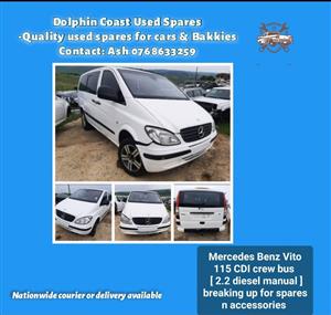 Mercedes Benz Vito 115 CDI stripping for Spares