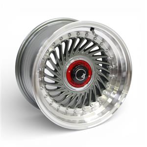 15″ M8632 4/100 & 4/108 Machine Silver Alloy Wheels