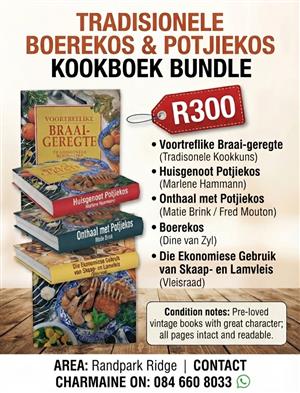 Bundle of 5 Recipe Books