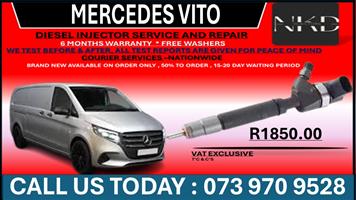 Mercedes Vito Diesel Injectors 