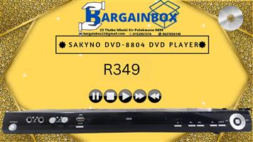 SAKYNO DVD-8804 DVD PLAYER WITH USB AND CARD READER
