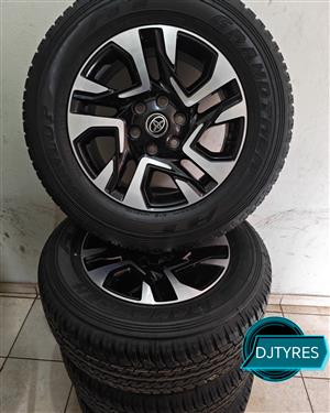 OEM Toyota Legend55 rims with dunlop grandtrek AT25 