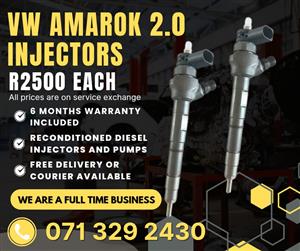 VW AMAROK 2.0 INJECTORS FOR SALE WITH WARRANTY INCLUDED 