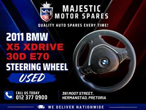 2011 BMW X5 xDrive 30d E70 LCI SUV Steering Wheel for Sale (Used)
