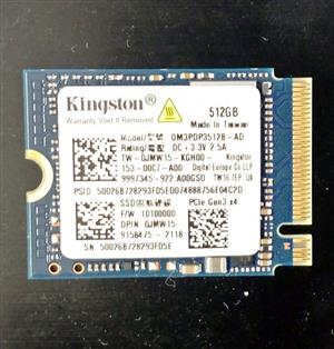 Kingston 512GB M.2 2230 NVMe SSD – PCIe Gen3 x4